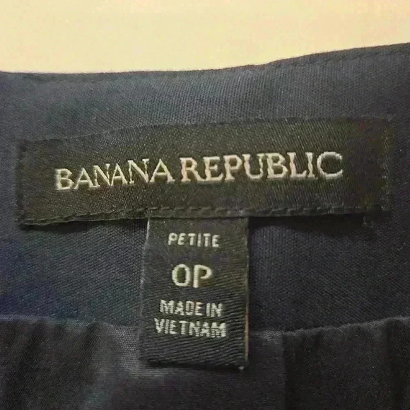 Banana Republic Womens Petite Pencil Skirt Midi Black Size 0P - Picture 5 of 6